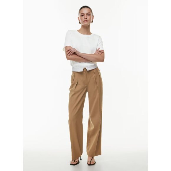 Aritzia Babaton Bureau Pant in Camel - Picture 2 of 12